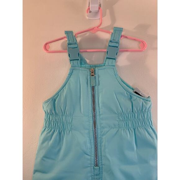 CARTER’S Girl’s NWT Mint Green Ski/Snow Bib Overalls / Size: 12 Months - Picture 6 of 10